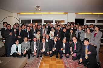 Group photo at the Minister's residence